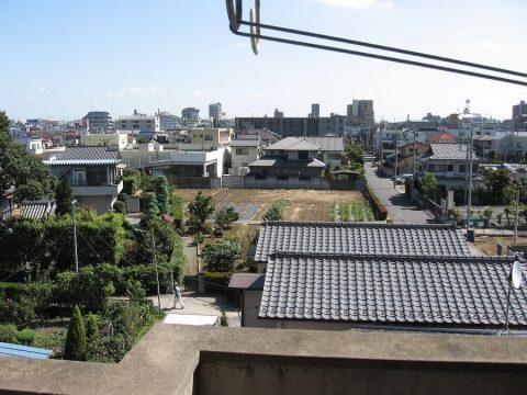 Aussicht auf Soka aus meiner Wohnung